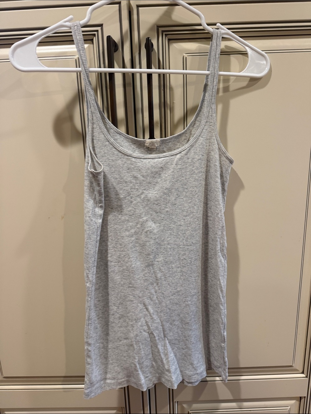J. Crew Light Gray Scoop Neck Camisole